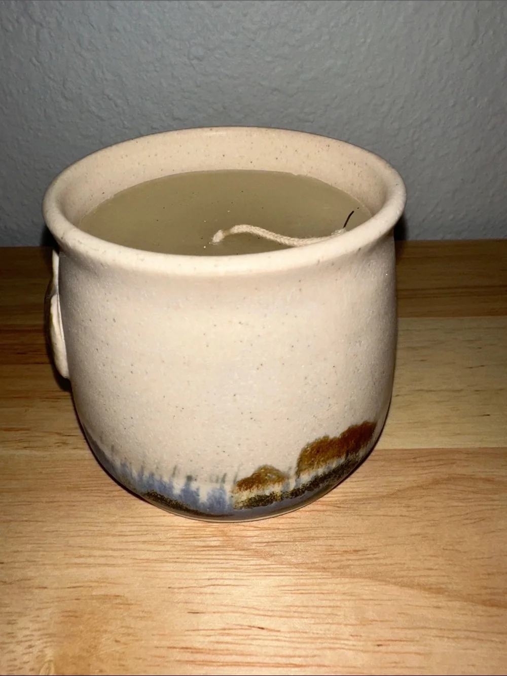 Handmade Signed Studio Pottery Fish Candle Holder Vessel